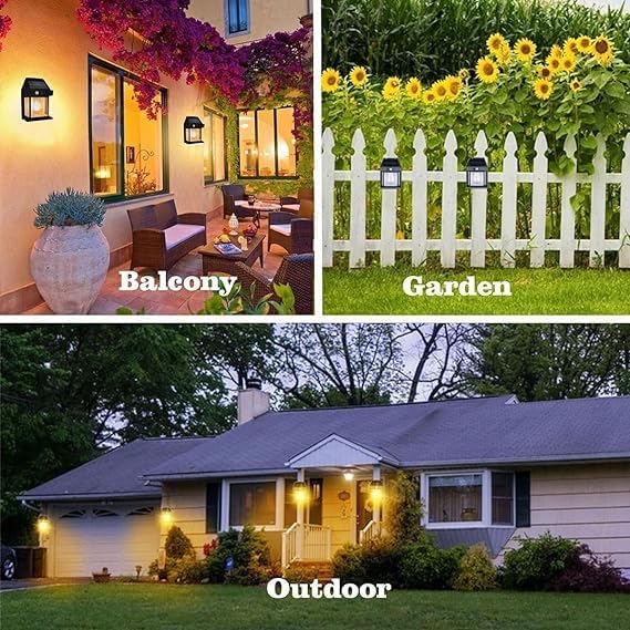 Solar Motion Sensor LED Night Light — Outdoor Wireless Security Lamp (IP65 Waterproof)