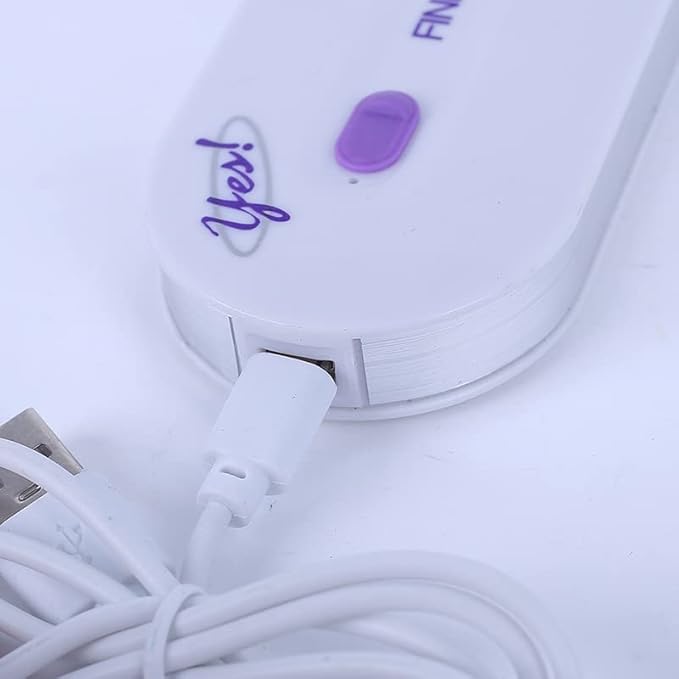 Rechargeable Epilator — Pain-Free Hair Removal Razor for Women (Purple)
