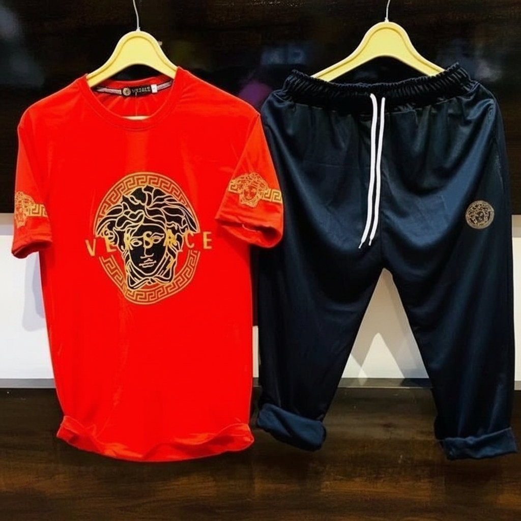 Summer tracksuit (Red & Black)