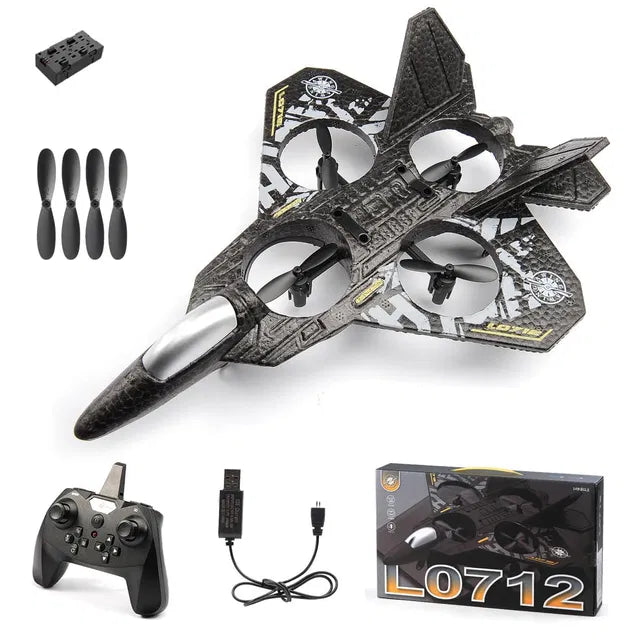 RC Plane 2.4GHz Remote Controlled Aeroplane — Jet Fighter Quadcopter Aircraft Toy