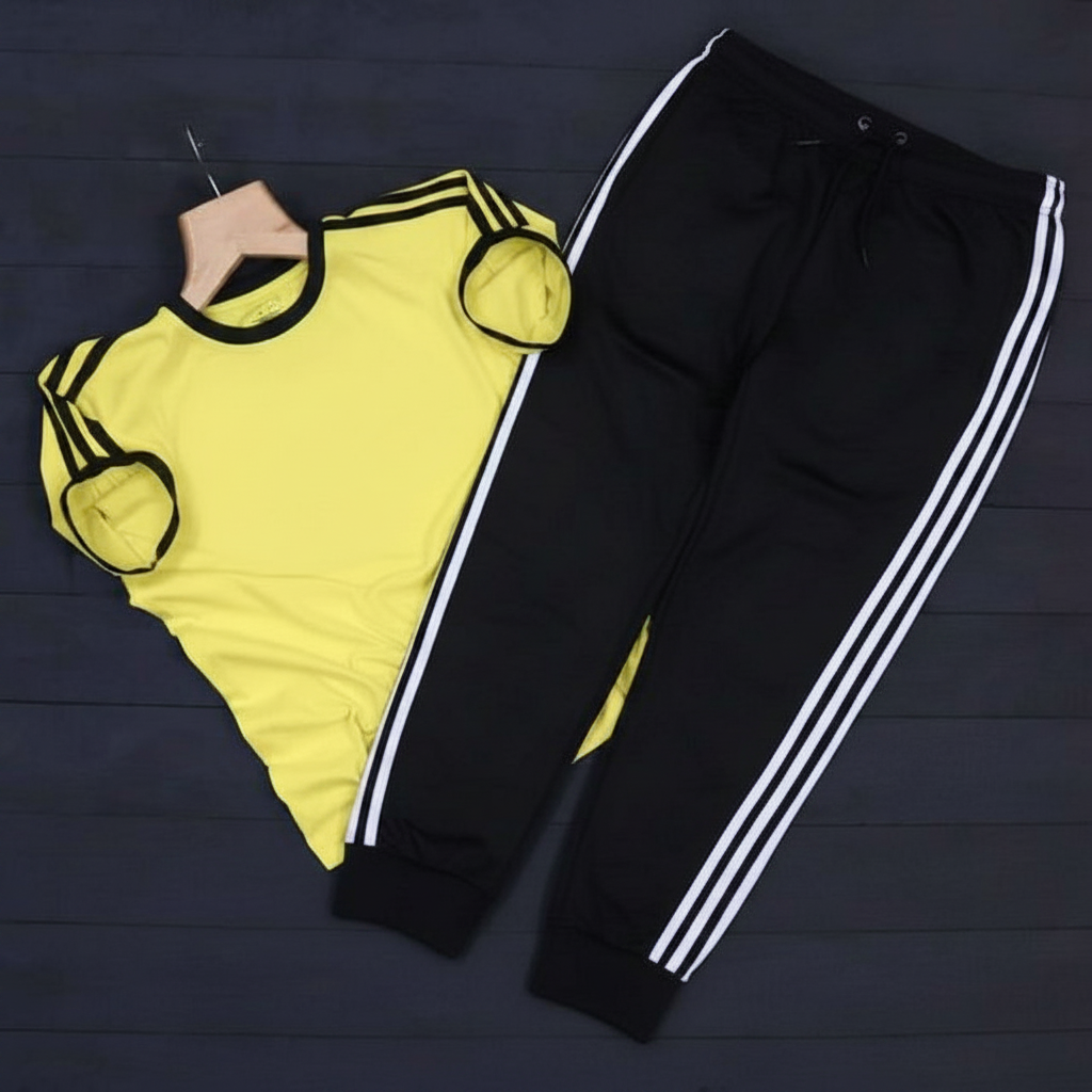 Summer tracksuit (Yellow & Black)