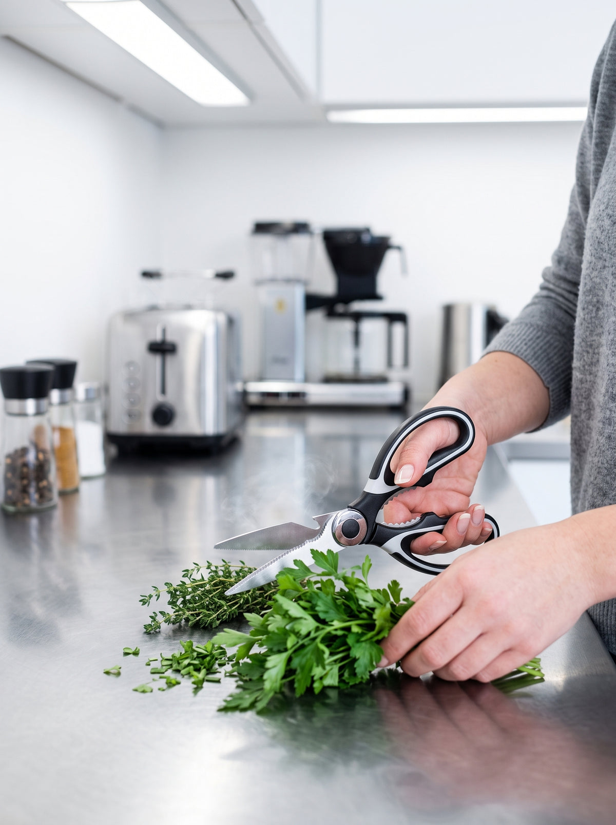 AI Studio Photo - Heavy-Duty Kitchen Scissors | Multi-Purpose Cooking Shears