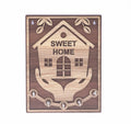 Sweet Home with Hand Wooden Keyholder
