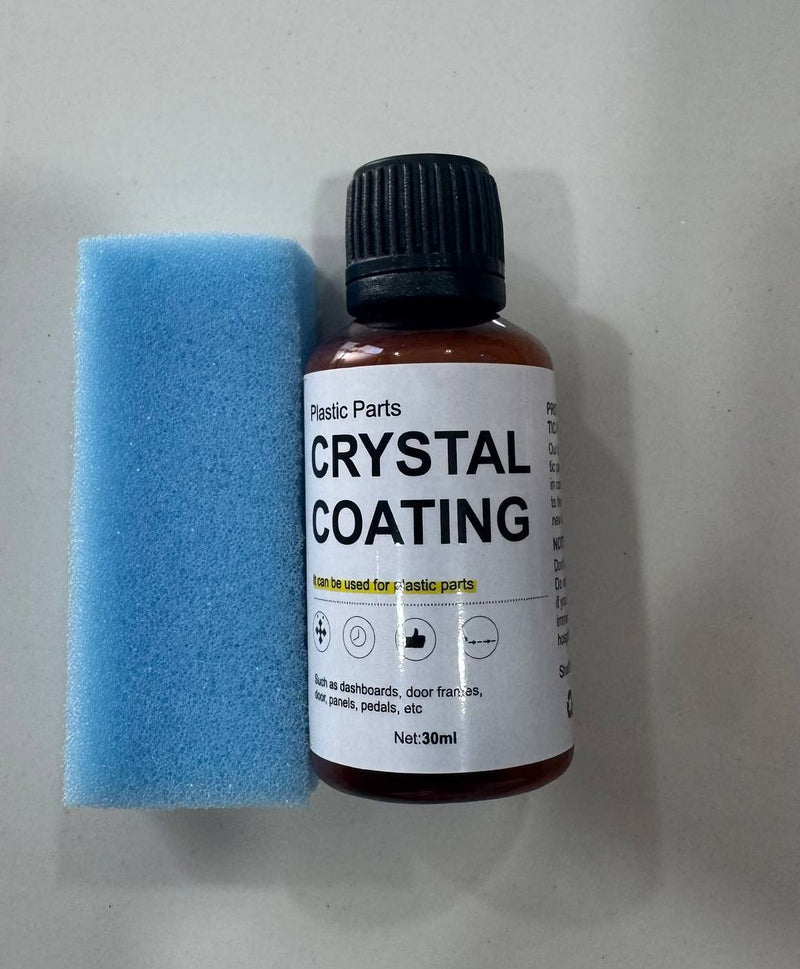 Crystal Coating for Car Plastic Parts — Plastic Restorer & Interior Refresher 30ml (Pack of 1)