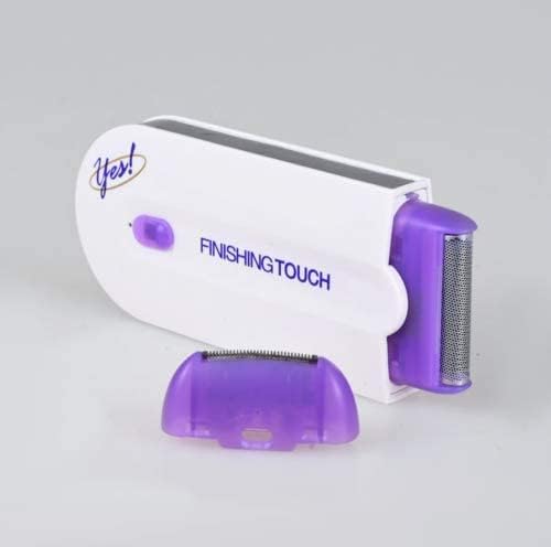 Rechargeable Epilator — Pain-Free Hair Removal Razor for Women (Purple)