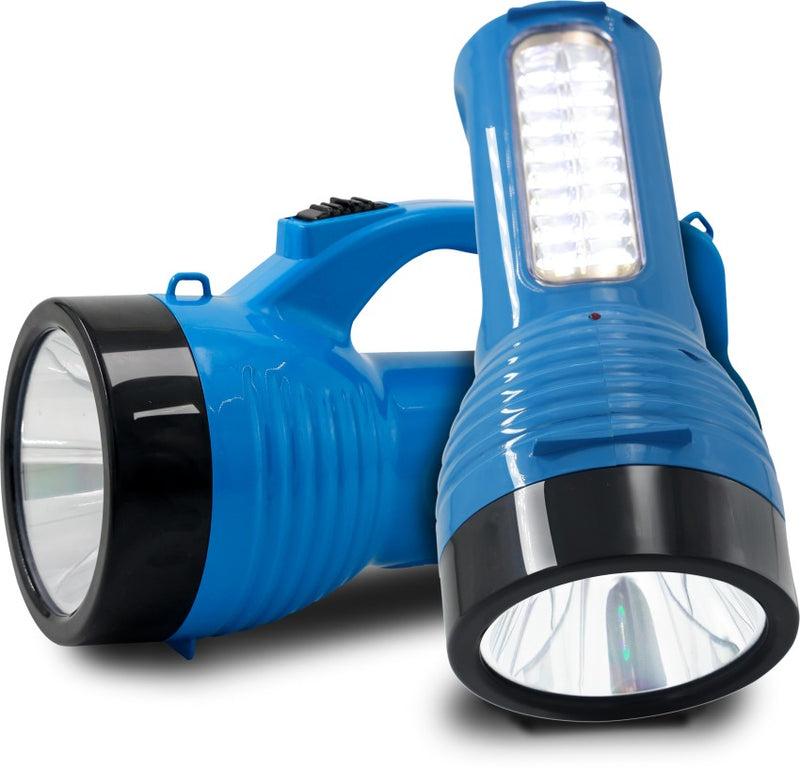 30W Rechargeable Waterproof LED Torch Emergency Light — High Power Long Range
