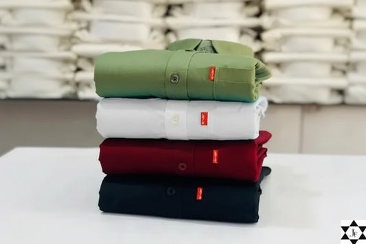 Casual Shirts (Multicolor, M) (Pack of 4)