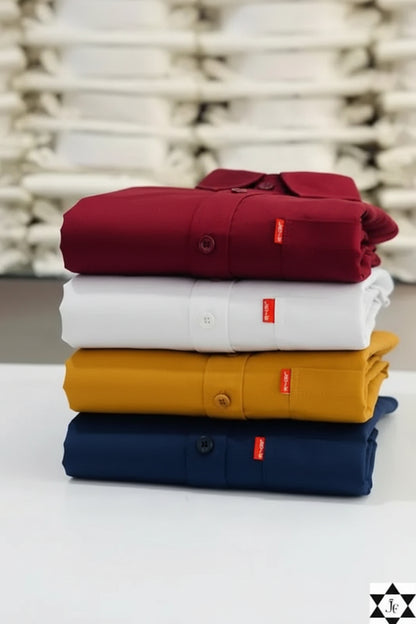 Casual Shirts (Multicolor, M) (Pack of 4)