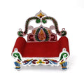 Bal Gopal Singhasan Handicraft Laddu Gopal Singhasan Bal Gopal Bed Thakorji Singhasan Fancy Singhasan Janmashtami Special Singhasan, Wooden