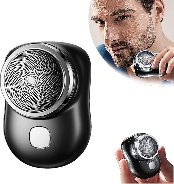 Mini-Shave Portable Electric Shaver for Men — 2023 Upgraded Compact Razor