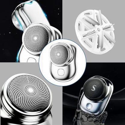 Mini-Shave Portable Electric Shaver for Men — 2023 Upgraded Compact Razor