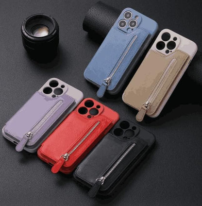 Multi-Functional Silicone Stick Wallet Mobile Case — Card Holder Phone Cover