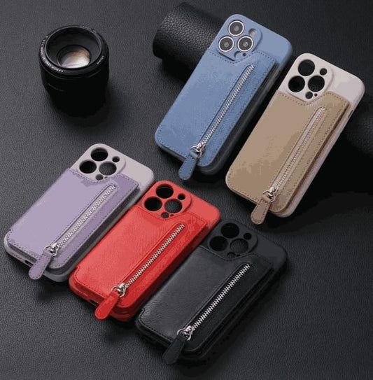 Multi-Functional Silicone Stick Wallet Mobile Case — Card Holder Phone Cover