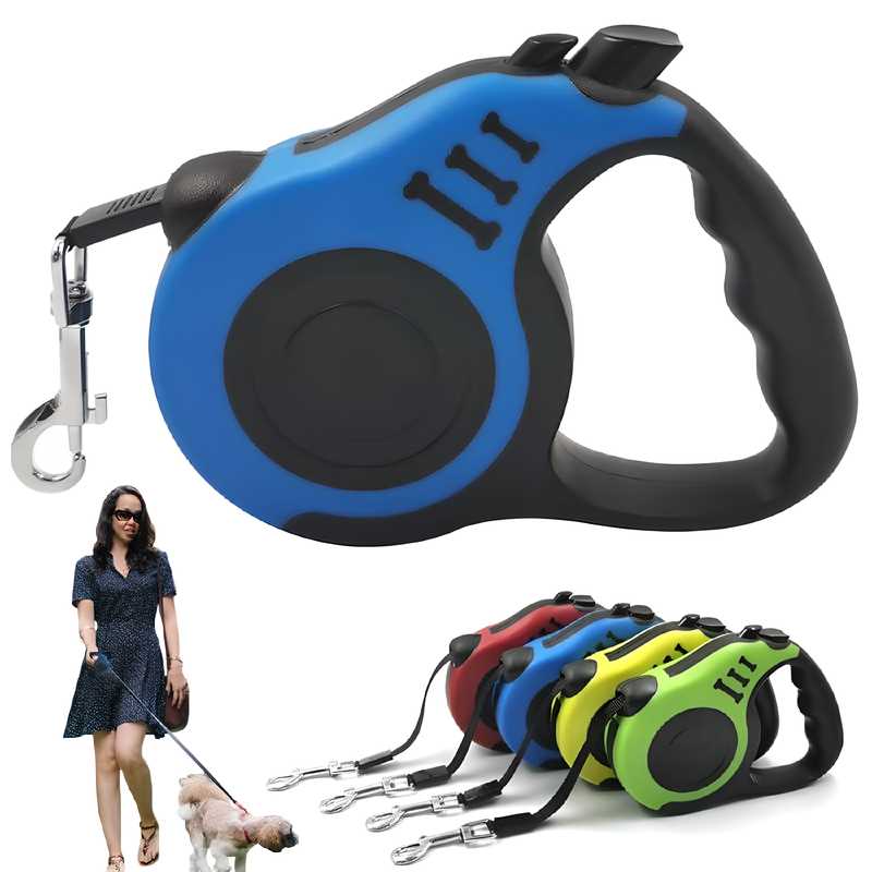 500 cm Dog & Cat Strap Leash — Multicolor Adjustable Pet Lead