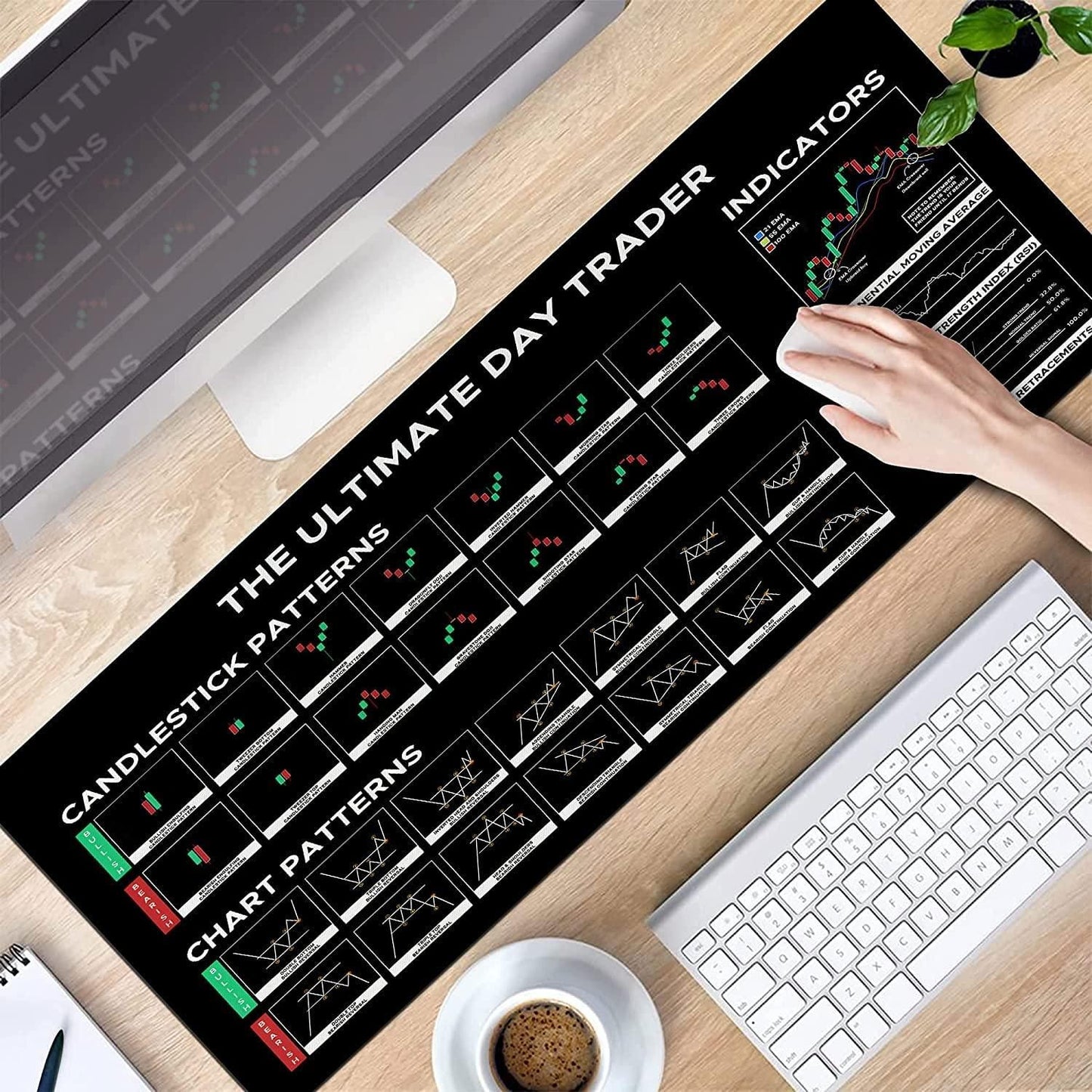 Gaming Mouse Pad — Large Non-Slip Keyboard & Mouse Mat for PC & Laptop