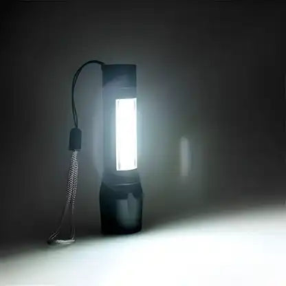 Pocket Size Mini XPE + COB LED Tactical Flashlight — Compact EDC Torch