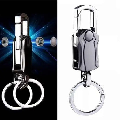 4-in-1 Keychain Spinner Multi-Function Tool — Waist Double Ring Keychain Gift