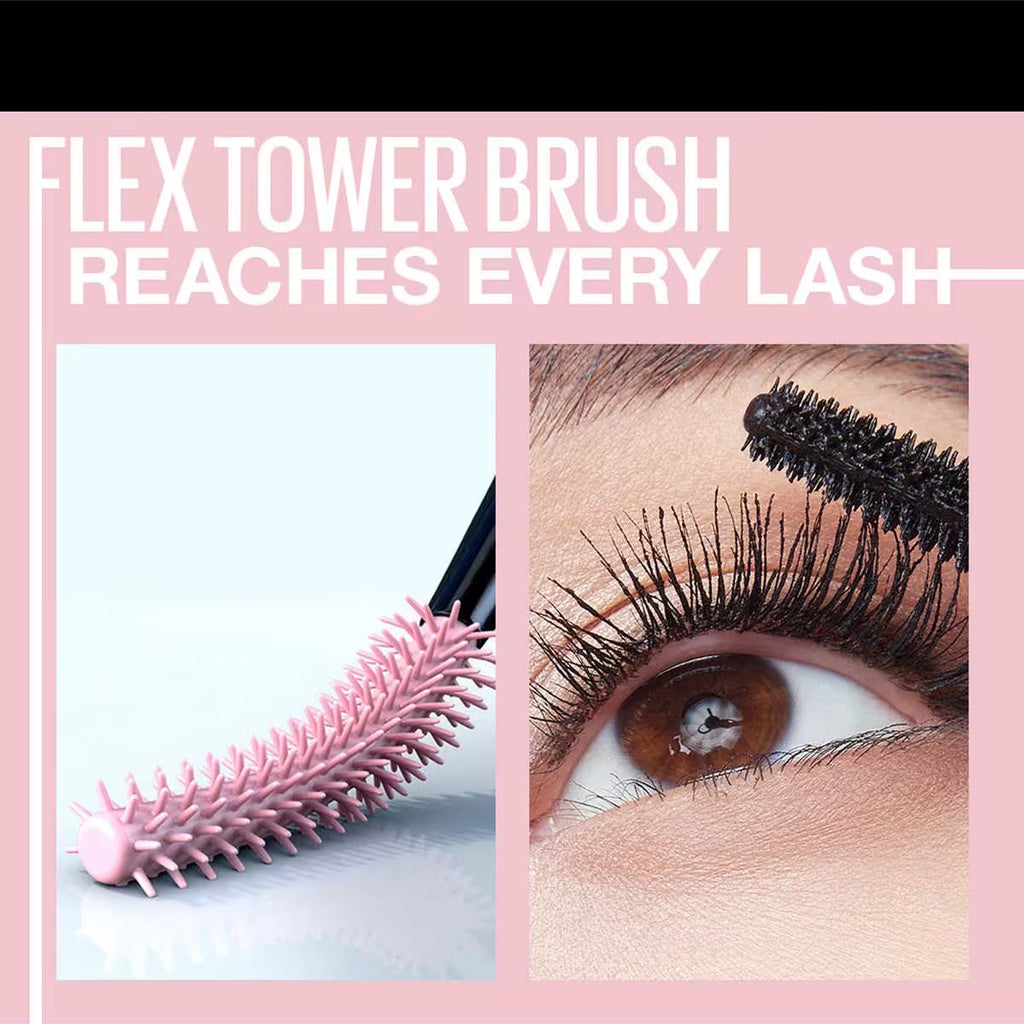Pippal Sky High Eyeliner 2 Pcs with Mascara Ultra Volume Up Volumizing Mascara for Bold And Dramatic Lashes Long Lasting Waterproof 10Gm (Pack of 2)