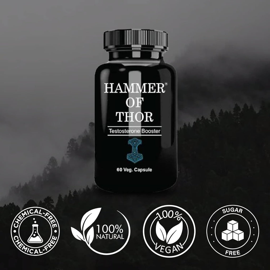 Hammer of Thor Immunty Capsule Herbal Supplement 100% Pure Natural Herbs Extract Only for Men 60 Capsule