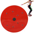 Premium Waist Disc Accupressure with Magnets Reflexology, Slimming Abdominal 5 In 1 Tummy Twister Ab Exerciser (Red)