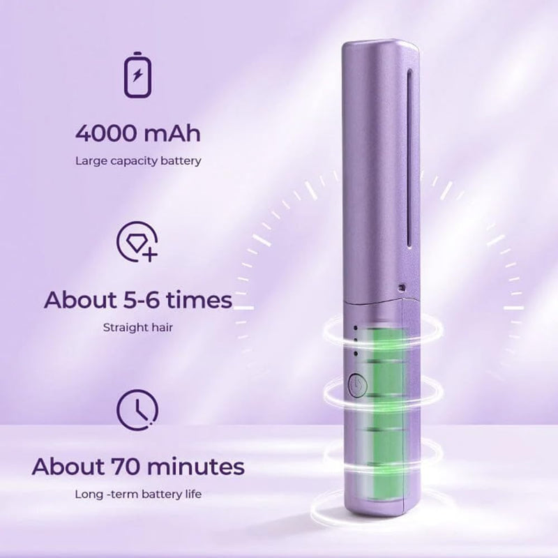 Rechargeable Hot Comb Hair Straightener