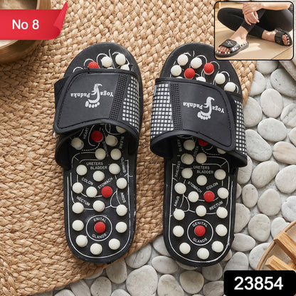 Acupressure Foot Massage Slippers Reflexology Massager Sandal Size 8 (1 Pair)
