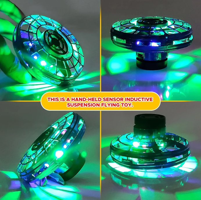 Mini UFO Flying Spinner Toy