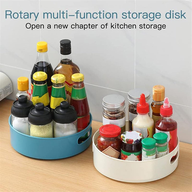 360° Rotating Organizer Tray Multi-Function Rotating Tray