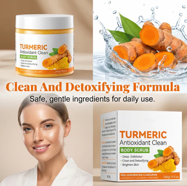 Deep cleansing turmeric citrus body scrub(Pack of 2)