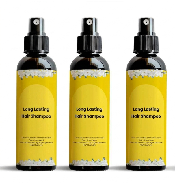 Long Lasting Natural Hair Dye Shampoo (Pack of 3)