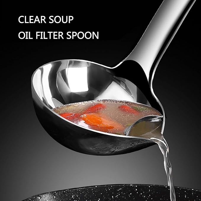 Stainless Steel Oil Separator Soup Ladle