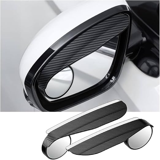 2 in 1 Car Blind Spot Mirror with Rain Visor