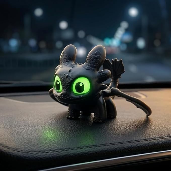 Dragon Keychain Toy with LED Eyes