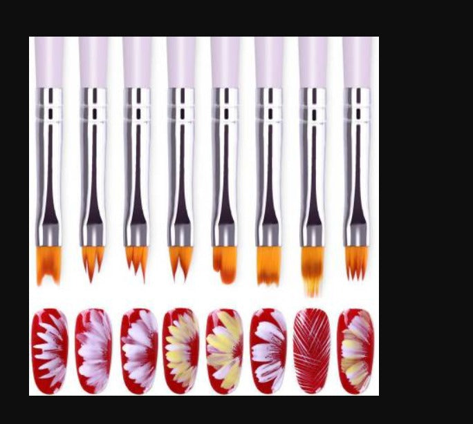 Nail Art Design Painting and Drawing UV Polish Brush Tool Kit