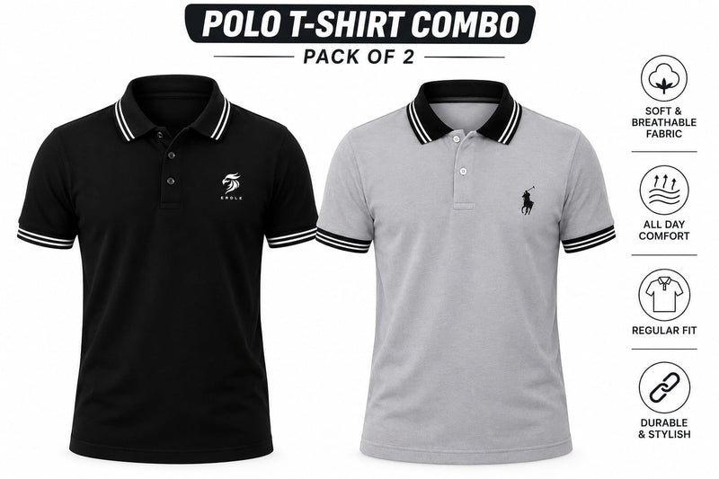 Men's T-Shirt Combo (Pack of 2)