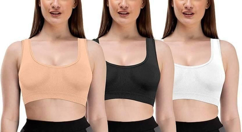 Womens Multicolor Air Bra (Pack of 4)