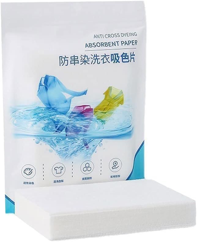 Fabric Clothes Color Absorb Paper Wipe For Washing Machine Colour & Dirt Catcher