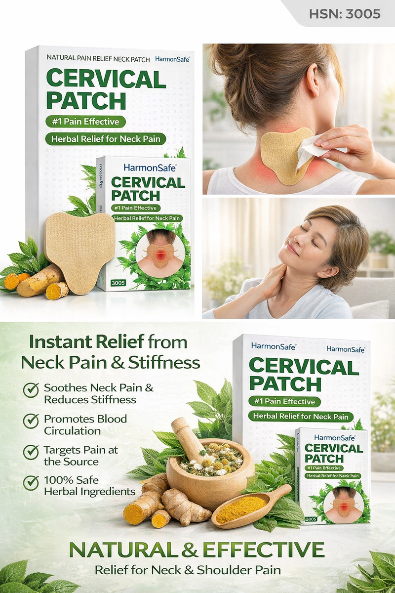 Cervical Pain Relief Patch (Herbal Neck Patch)