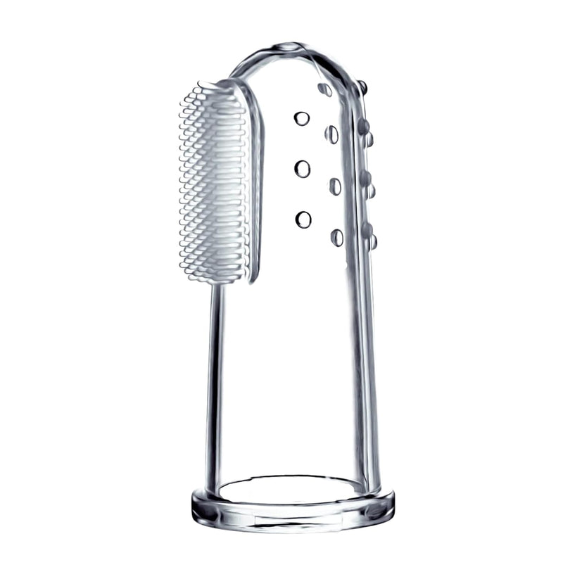 Silicone Baby Finger Toothbrush, Travel-Friendly Oral Care, Great for Massaging & Cleaning Gums