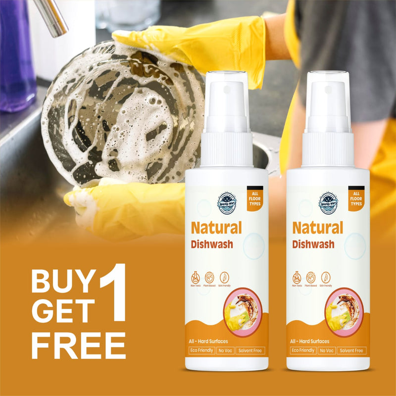 Dishwash Liquid Spray Plant Based Natural Disinfectant Non-Toxic and Chemical Free