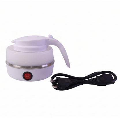 Collapsible Travel Electric Kettle 600ml Foldable Silicone Water Boiler (1 Pc)