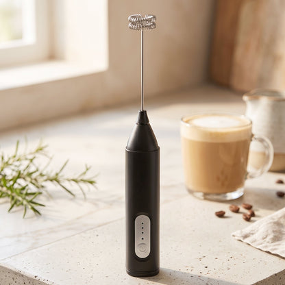 Handheld Electric Milk Frother Battery Coffee Foam Maker Whisk Mixer (1 Pc)