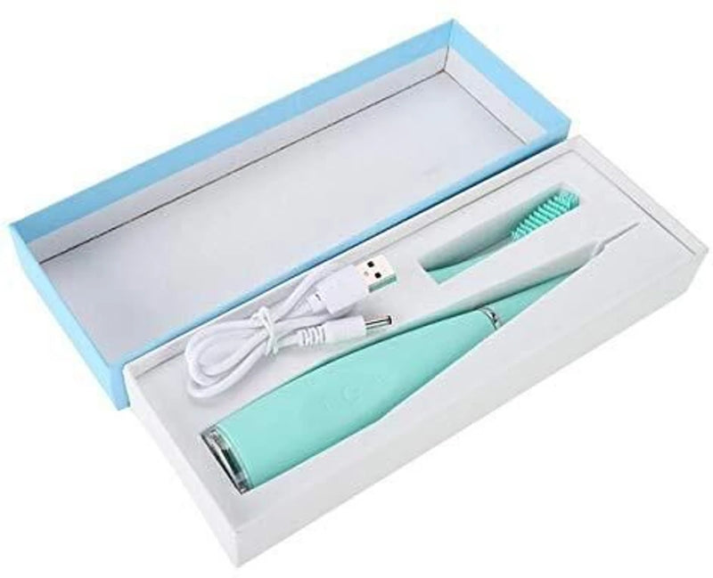 3 in 1 Dental And Face Cleaner & Scrubber Electric Toothbrush (Green)