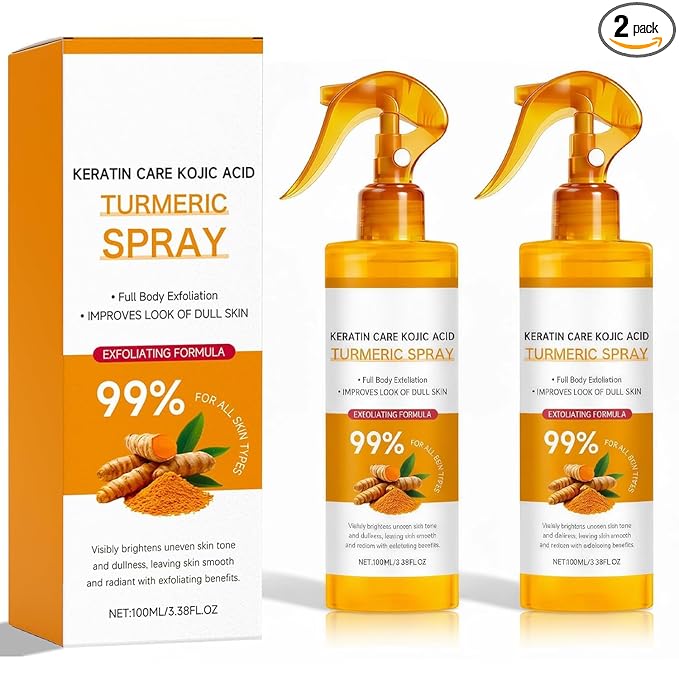 Body Keratin Care Kojic Acid Turmeric Spray(Pack of 2)