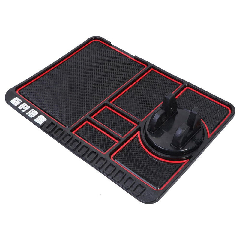 Anti-Slip Car Dashboard Rotatable Phone Mat Pad PVC Car Mobile Phone Holder