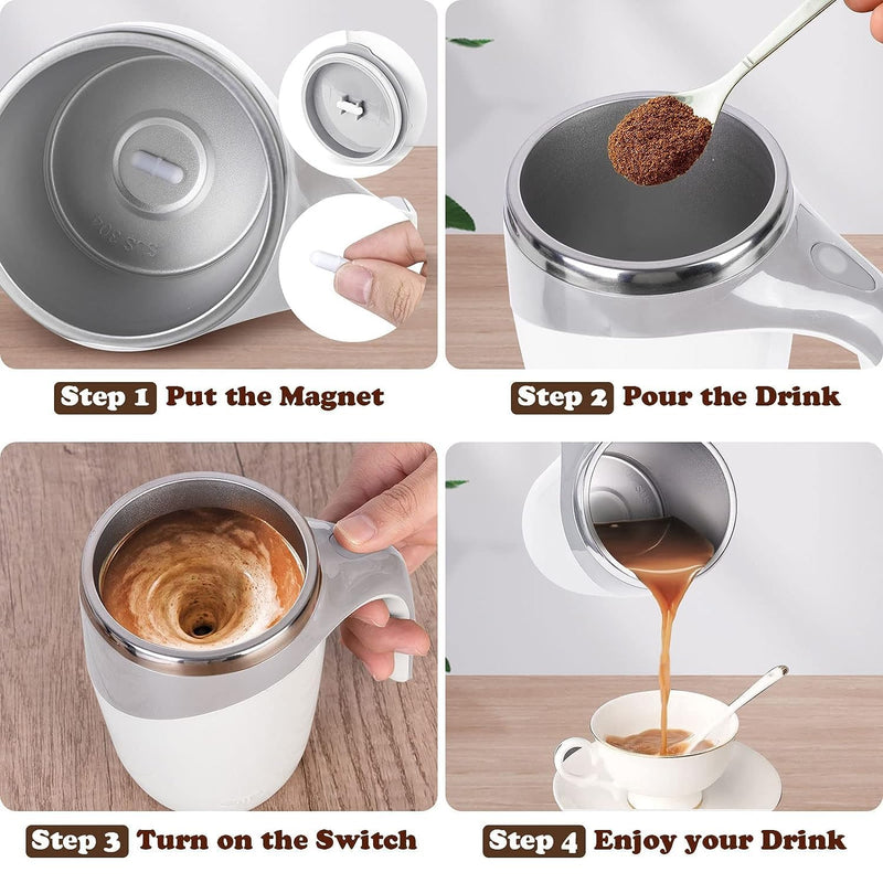 Automatic Magnetic Stirring Coffee Mug