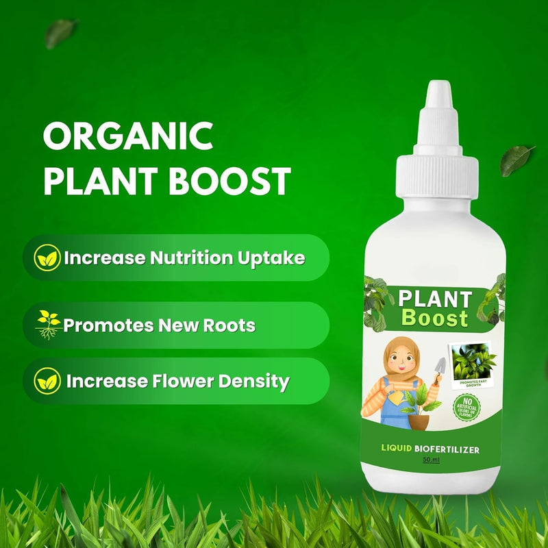 Plant Boost Liquid Biofertilizer – Fast Rooting Growth Enhancer