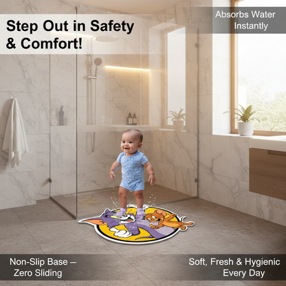 Bathroom Mat for Home — Soft, Non-Slip & Water-Absorbent Bath Floor Mat