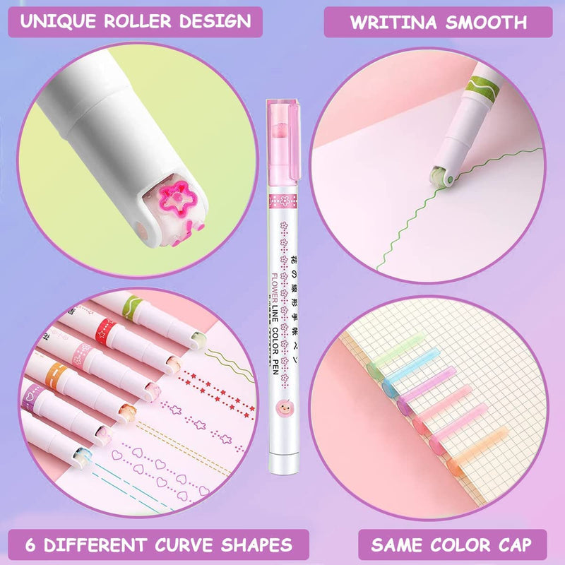 Curve Highlighter Pen For Adults & Kids Books