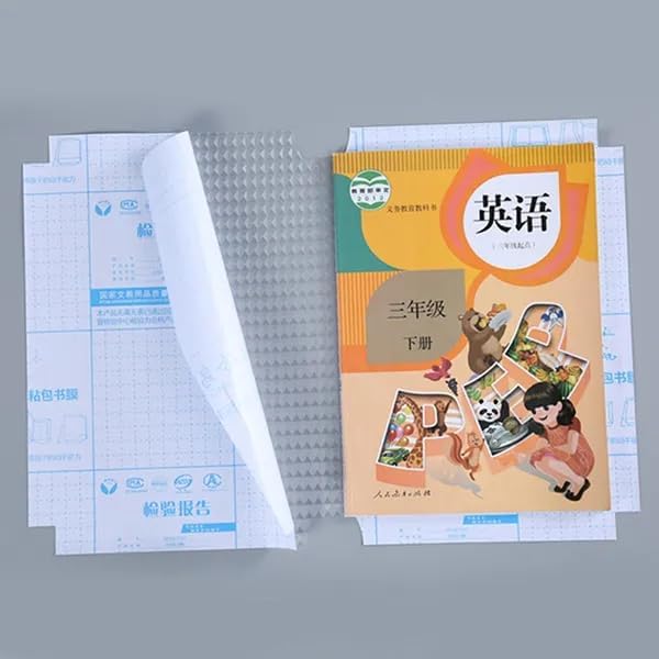 Book Protective Films Transparent Cover for Students School Office ( Pack Of 30 )